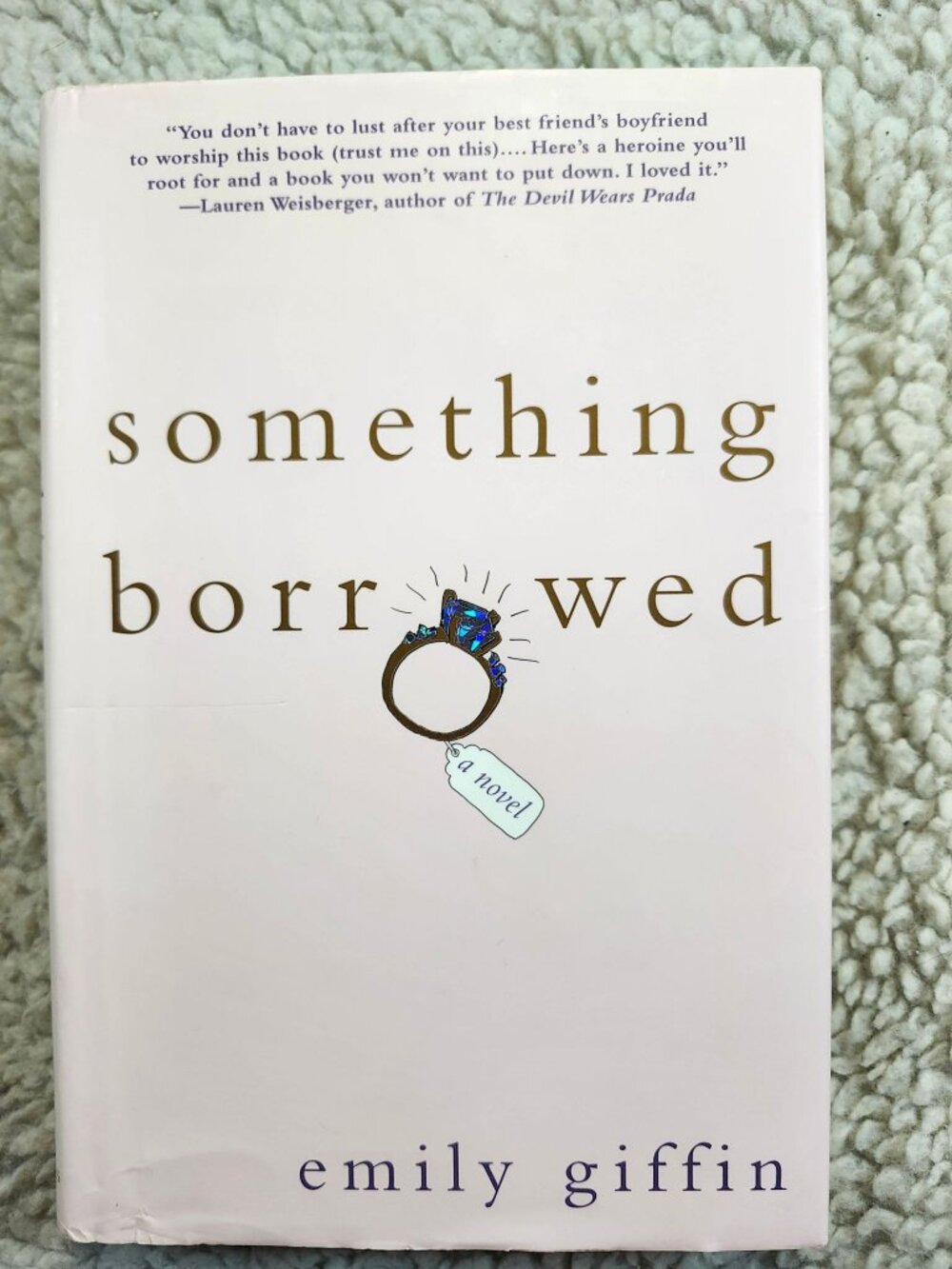 Emily Giffin Something Borrowed St Martins Press Hardcover 1st 2004 Pink DJ